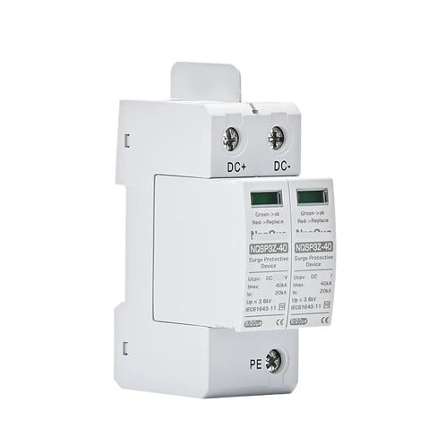 DC SPD Surge Protector 250V 500V 1000V Voltage 2P Protection 20KA 40KA High Current(2P DC250V) in Saudi Arabia