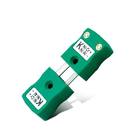 الأخضر K نوع موصل الحرارية المقابس ومأخذ خط اختبار درجة حرارة الفرن 1M 2M 220 ℃ لحام مشترك قياس 1 قطعة (مقبس K) in Kuwait