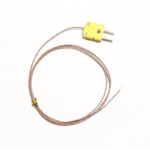 K-Type GG-K-30-SLE Thermocouple Furnace Temperature Test SMT Wire 0.3M 0.5M 1.5 2M 4M 10M Measuring Point -73℃~482℃ 1Pcs(L 3.0M with Plug) in Saudi Arabia
