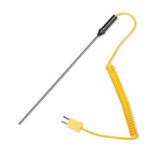 K-Type Thermocouple Stainless Steel Probe 3x100mm/150mm/200mm/300mm Hand Temperature Controller with Plugs -50°C~1200°C(2pcs length100mm) in Saudi Arabia