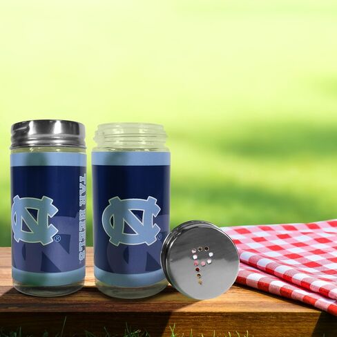 Siskiyou Sports NCAA North Carolina Tar Heels 3pc Color BBQ Tools w/Salt & Pepper Shakers, One Size, Team Colors in Kuwait