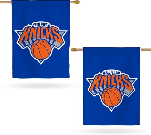 شعار فريق Desert Cactus New York Knicks NBA - مقاس 40 × 30 بوصة، لافتة مزدوجة الجوانب من 3 طبقات للاستخدام الداخلي والخارجي، روح NBA المتينة (علم المنزل B) in Kuwait