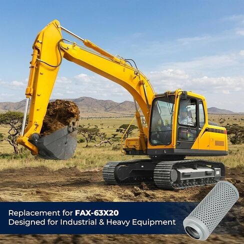FAX-63X20 عنصر فلتر الزيت الهيدروليكي، جزء استبدال فلتر خط الإرجاع، قطعة واحدة جديدة in Kuwait