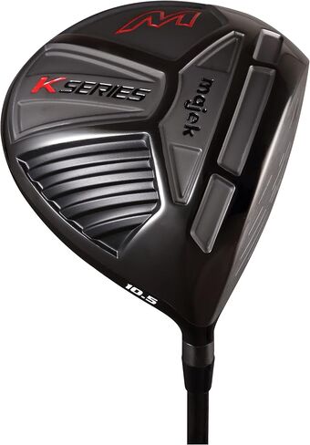 مقاس XL كبير وطويل للرجال (+2 بوصة أطول من الطول القياسي) Majek K-Series High Launch 460cc 10.5° سائق و3 5 مجموعة من نوادي الجولف الخشبية، مقبض يمين فائق التسامح وصلب ومرن من الجرافيت in Kuwait