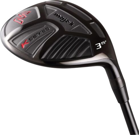 مقاس XL كبير وطويل للرجال (+2 بوصة أطول من الطول القياسي) Majek K-Series High Launch 460cc 10.5° سائق و3 5 مجموعة من نوادي الجولف الخشبية، مقبض يمين فائق التسامح وصلب ومرن من الجرافيت in Kuwait