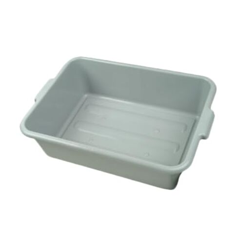 FSE PLBT007G Bus Box, 1-Compartment, 20-1/2" x 15-1/2" x 7" deep, Integrated Handles, Stackable, high-Density polyethylene, Gray, NSF in Kuwait