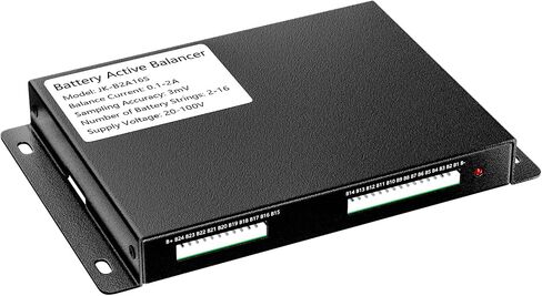 JKBMS 2A Active Balancer 2S–24S مع بلوتوث مدمج RS485 ومستشعر درجة الحرارة لوحدة المعادل الذكي LiFePO4 Li-ion LTO 20V–100V (JK-DZ11-B2A24S) in Kuwait