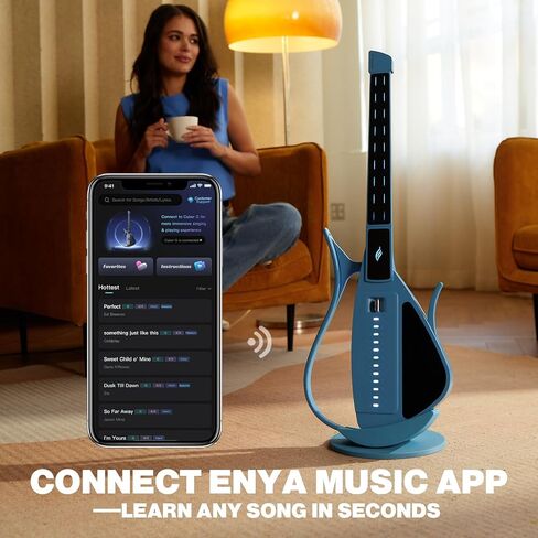 Enya CYBER-G Stringless Smart Guitar, Foldable Travel Backing Guitarra & Cyber ​​G Guitar keyboard Module in Saudi Arabia
