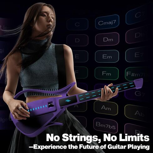 Enya CYBER-G Stringless Smart Guitar, Foldable Travel Backing Guitarra & Cyber ​​G Guitar keyboard Module in Saudi Arabia