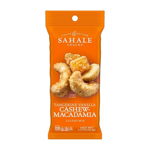 Sahale Snacks مجموعة متنوعة من مزيج المكسرات المزججة، 1.5 أونصة من أكياس Grab & Go (12 عبوة إجمالية) - أربعة أنواع مختلفة من المكسرات المختلطة الفاخرة المحمصة الجافة متضمنة - كوشير غير معدل وراثيًا ووجبات خفيفة معتمدة خالية من الغلوتين in Kuwait