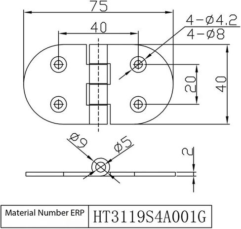 Thick Non Embroidered Steel Hinge Casting Communication Toolbox Electrical Box Door HT3119 1Pcs in Kuwait