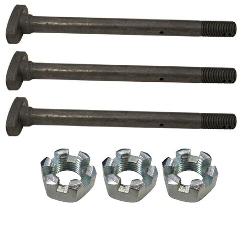 RAParts Qty 3 T-Bolt & Adjusting Nut Fits John Deere 50 520 530 14H994 B3278R in Kuwait