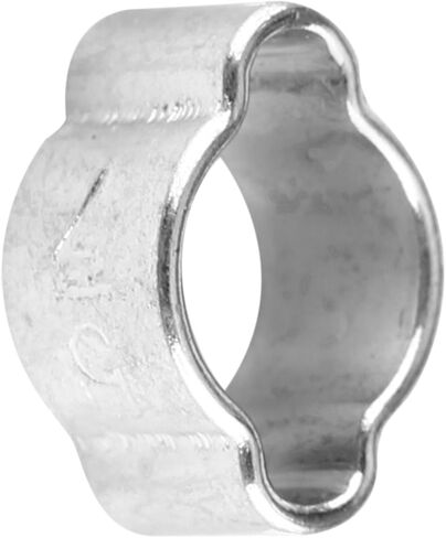 10pcs Zinc Plated Iron Galvanized Two Ear Hose Clamp for Fuel Petrol Pipe Tube 5 23mm Suitable Automobiles (5-7MM) in Kuwait