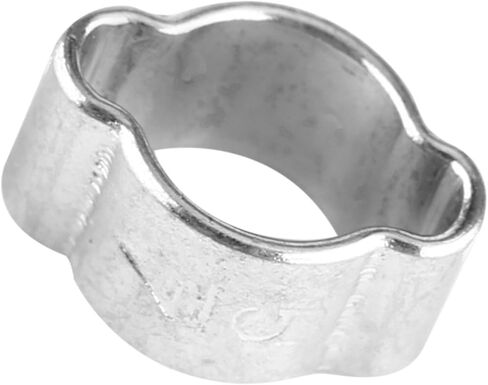 10pcs Zinc Plated Iron Galvanized Two Ear Hose Clamp for Fuel Petrol Pipe Tube 5 23mm Suitable Automobiles (5-7MM) in Kuwait