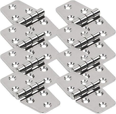 Door Hinges 316 Stainless Steel Hinge Window Hardware 76 * 38mm 8Pcs in Kuwait