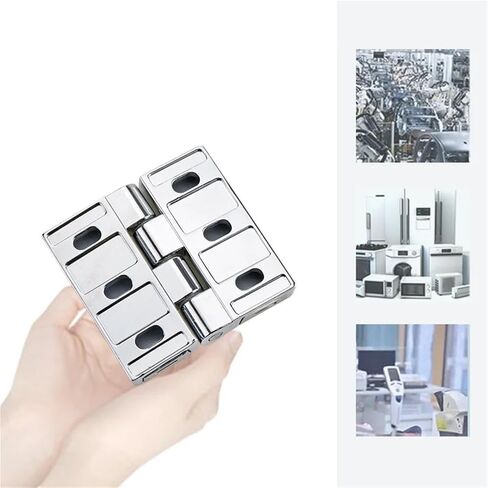 Square Hinge Instrument Sheet Metal Chassis Distribution Box Switch Cabinet with Cover Plate 1Pcs in Kuwait
