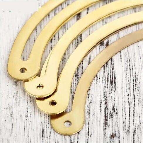 Curved Wooden Wine Box Cases Large Recurved Hinge Drawer Decorative Hinges 4Pcs in Kuwait