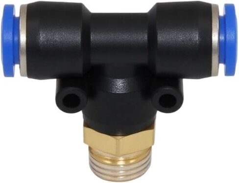 Pb4-M5/6-01/8-02/10-03/10-04 وصلة هوائية ثلاثية الاتجاه من النوع T 1 قطعة (PB8-01) in Kuwait