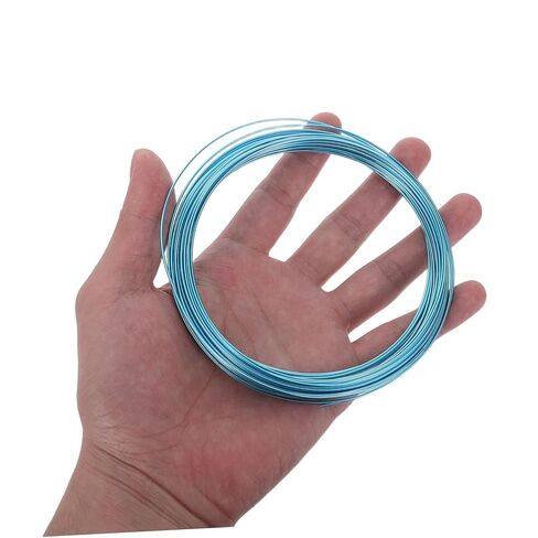 Bendable Aluminum Wire for Floral Arrangements and Crafting, 6 Rolls 1mm Dia, Flexible Wire for DIY Flower Wrapping and Bonsai Training, 60 Meters Total in Saudi Arabia