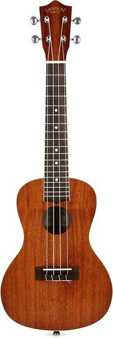 مجموعة Lanikai MA-C Mahogany Ukulele Essentials - حفلة موسيقية، مع حقيبة أزعج، موالف مشبك، ولباد in Saudi Arabia
