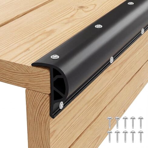 Boat Dock Bumpers for Edging, Full Protection Dock Fender for Straight Edge and Side, Includes Mounting Screws (Black, 1PC Test) in Kuwait