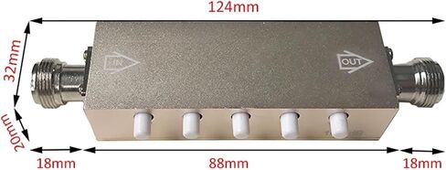 0-30dB RF Step Attenuator DC-3GHz 5W N-KK Male to Adjustable Connector for Lab Applications in Kuwait