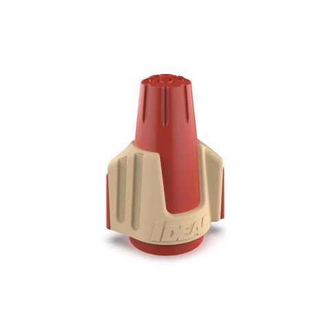 موصل سلك كهربائي مثالي Twister PRO (30-244J) باللون الأحمر/الأسمر، وعاء به 250 - صواميل سلكية ملتوية ملتوية من 22 إلى 8 AWG مع قالب SureGrip Comfort Overmold in Kuwait