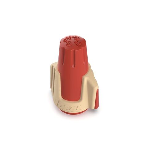 موصل سلك كهربائي مثالي Twister PRO (30-244J) باللون الأحمر/الأسمر، وعاء به 250 - صواميل سلكية ملتوية ملتوية من 22 إلى 8 AWG مع قالب SureGrip Comfort Overmold in Kuwait