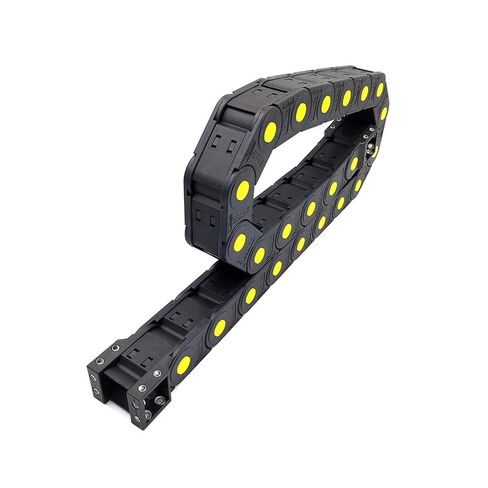 1 Meter 20x38mm Wire Carrier Cable Drag Chain Enclosed Open On Both Sides Towline For CNC Router Machine Tools(75mm) in Kuwait