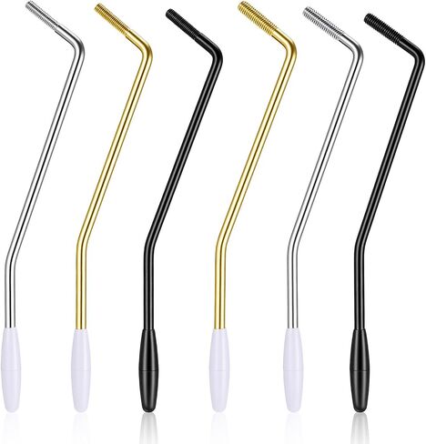 6PCS Whammy Bar,5 & 6 MM Whammy Bar for Electric Guitar, Threaded Metal Guitar Whammys Bars, with Tip for Stratocaster Electric Guitars Tremolo System, 3 Colors in Kuwait
