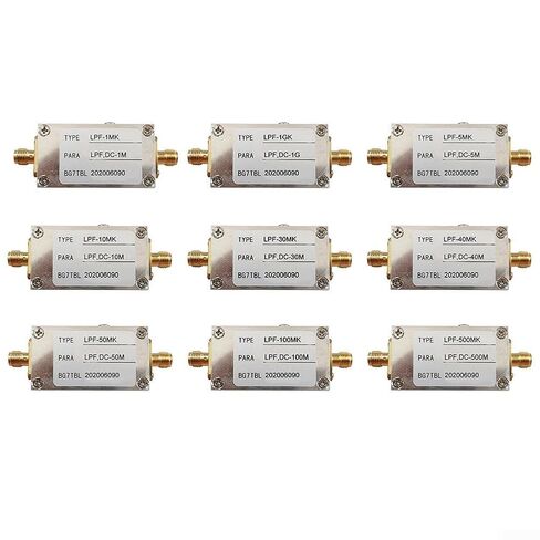 RF Low Pass Filter 1MHz-1GHz 50 Ohm LC Module for Ham Radio and RF Power with for sma Interface(LPF-500MK) in Kuwait