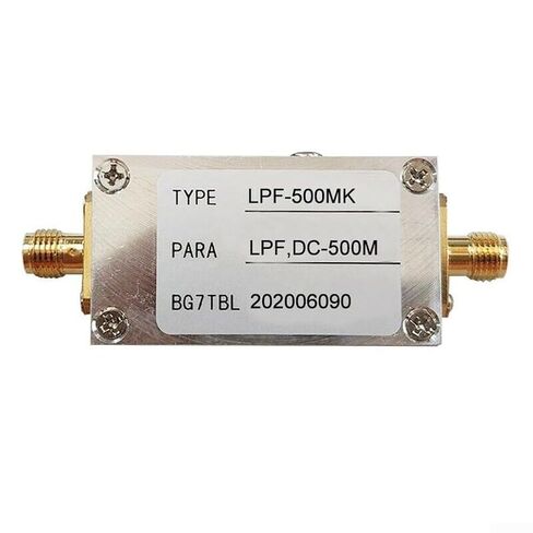 RF Low Pass Filter 1MHz-1GHz 50 Ohm LC Module for Ham Radio and RF Power with for sma Interface(LPF-500MK) in Kuwait