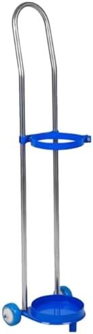Portable Stainless Steel for Nursing Homes, Clinics & School Labs - Mobile Cart with 2 Silent Wheels, 37.4" Height Gas Tank Holder) in Kuwait