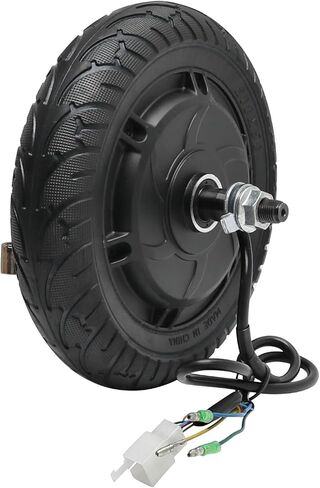 24V 350W Hub Motor 8 inch Wheel Motor Scooter Brushless Hub Motor with Wheel Tire Drum Brake Motor Wheel Replacement for E Bike Motorcycle Bicycle Wheelbarrow Cart MTB Road Bike in Kuwait