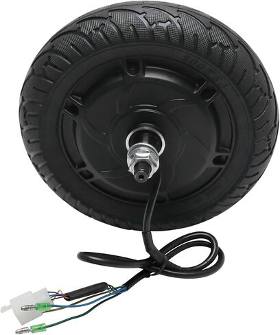 24V 350W Hub Motor 8 inch Wheel Motor Scooter Brushless Hub Motor with Wheel Tire Drum Brake Motor Wheel Replacement for E Bike Motorcycle Bicycle Wheelbarrow Cart MTB Road Bike in Kuwait