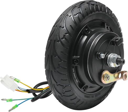 24V 350W Hub Motor 8 inch Wheel Motor Scooter Brushless Hub Motor with Wheel Tire Drum Brake Motor Wheel Replacement for E Bike Motorcycle Bicycle Wheelbarrow Cart MTB Road Bike in Kuwait