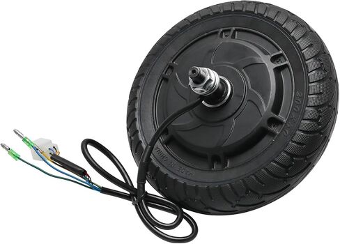 24V 350W Hub Motor 8 inch Wheel Motor Scooter Brushless Hub Motor with Wheel Tire Drum Brake Motor Wheel Replacement for E Bike Motorcycle Bicycle Wheelbarrow Cart MTB Road Bike in Kuwait