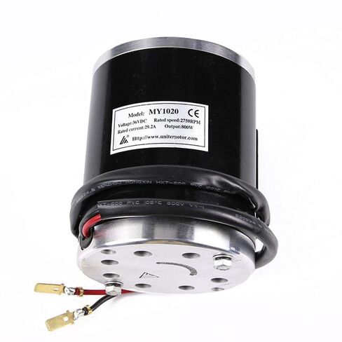 MY1020 36V 800W Brush DC Motor, High Speed Brushed DC Motor with Base, 2750RPM for Electric Dirt Bike ATV Go Kart Razor Quad Bike Scooter Reversible with 25H 11 Teeth Sprocket in Kuwait