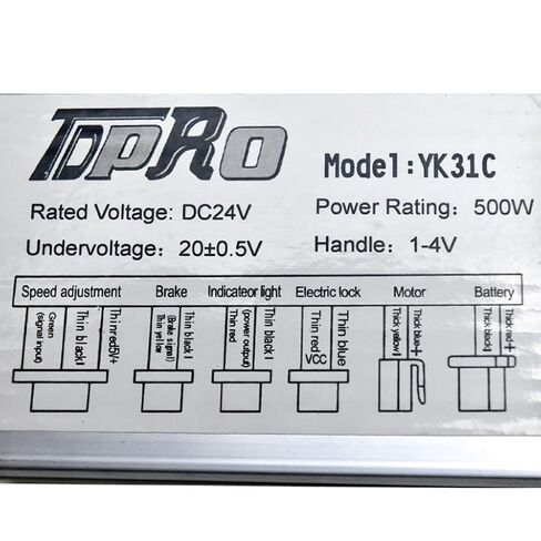 DC 24V 500W Brushed Motor Speed Controller Box High Efficiency Universal for Brush Motor Electric Powersports Motorcycle Go Kart ATV UTV Moped Quad Buggy Scooter Ebike Mini Bike Razor Polaris Taotao in Kuwait