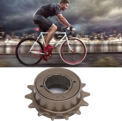 14T Steel Bike Freewheel – Single Speed Flywheel Sprocket with 34mm Threaded Design for Road & Fixie Bicycles in Kuwait