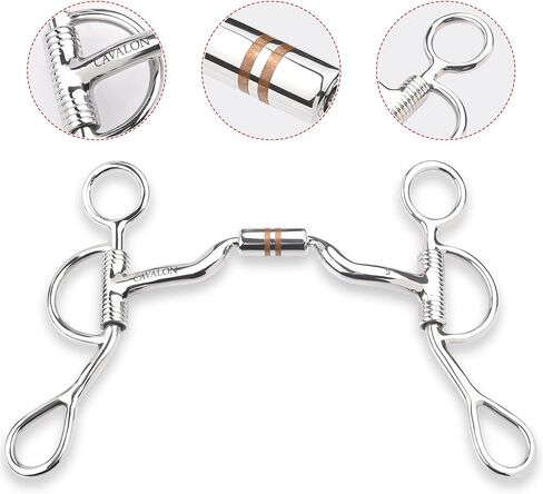 Western Argentine Shank Curb Bit, Low Port Mouthpiece with Copper Roller, Dual Action Curb Bit, Hand Polished Mirror Finish in Kuwait