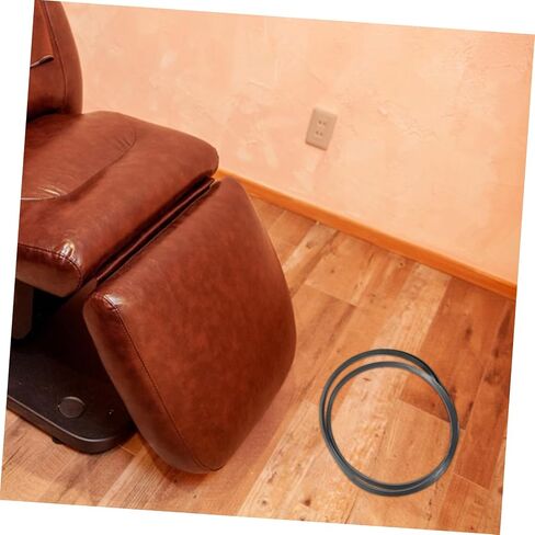 Didiseaon 2pcs Hairdressing Chair Protector Ring Durable Plastic Salon Chair Base Gasket with Antislip Design Stability and Floor Protection in Kuwait