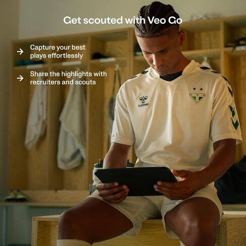 Veo Go Kit - حزمة كاميرا رياضية مدعمة بالذكاء الاصطناعي مع جهاز هاتف وحامل ثلاثي القوائم وحقائب | تتبع تلقائي، وميزات ذكية واشتراك مجاني لمدة شهر (متوافق مع iOS 15+) in Kuwait