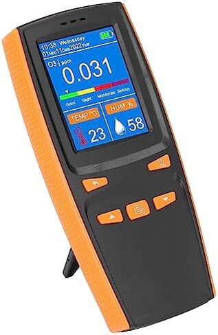 Aramox Ozone Meter Detector ABS Multifunctional Intelligent Ozone Meter with 2.8in LCD Screen USB Charging Port for Home Office Indoor Outdoor Use in Kuwait