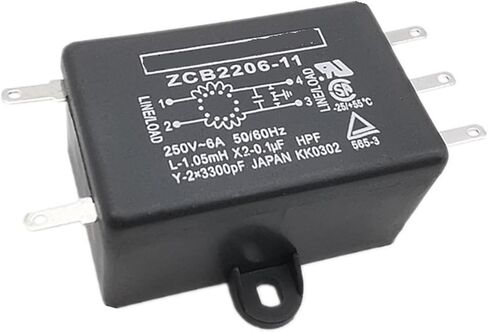 مرشح طاقة اللوحة 220VPCB أحادي الطور ZJG2206M-P 6A (RSAL-2003WL 3A) in Kuwait