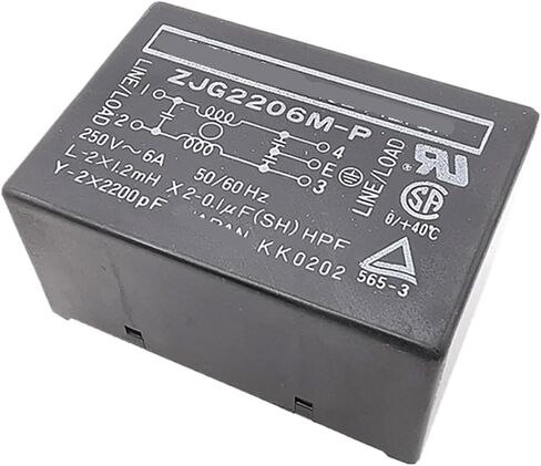 مرشح طاقة اللوحة 220VPCB أحادي الطور ZJG2206M-P 6A (RSAL-2003WL 3A) in Kuwait