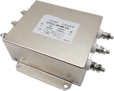 فلتر طاقة ثلاثي الطور HT531-50-M6-G3 380V 50A عاكس مضاد للتدخل in Kuwait