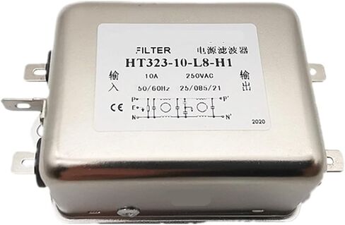 مرشح مضاد للتدخل HT323-10-L8-H1 220 فولت 10 أمبير طاقة على مرحلتين أحادية الطور in Kuwait