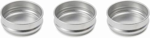 Soro Essentials- 48 oz Round Aluminum 8" Dough Proofing Pan Set of 3- Stackable Retarding Dough Pans Freezer Oven Safe Proofing Containers Bread Sourdough Pizza Dough Bakeware Bakery Pastry Shops in Kuwait