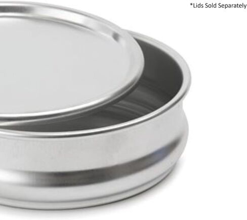 Soro Essentials- 48 oz Round Aluminum 8" Dough Proofing Pan Set of 3- Stackable Retarding Dough Pans Freezer Oven Safe Proofing Containers Bread Sourdough Pizza Dough Bakeware Bakery Pastry Shops in Kuwait